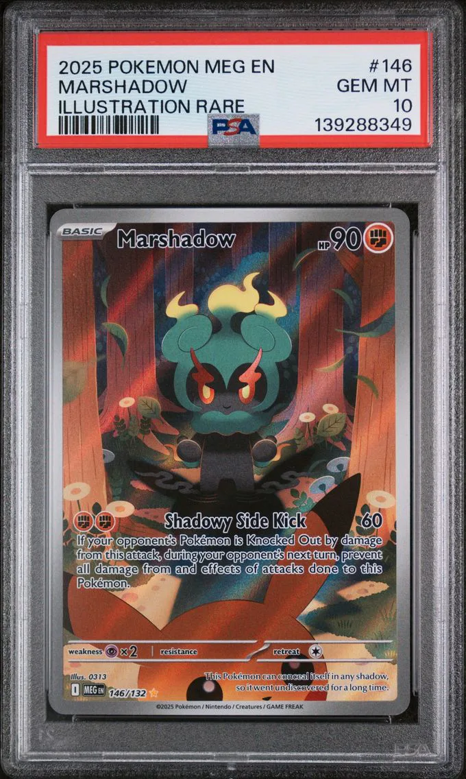 2025 #146 Marshadow PSA 10 Meg EN-Mega Evolution