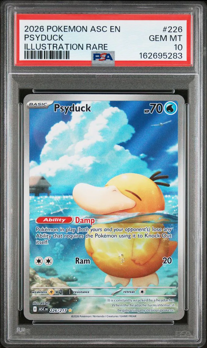2026 #226 Psyduck PSA 10 Asc EN-Ascended Heroes