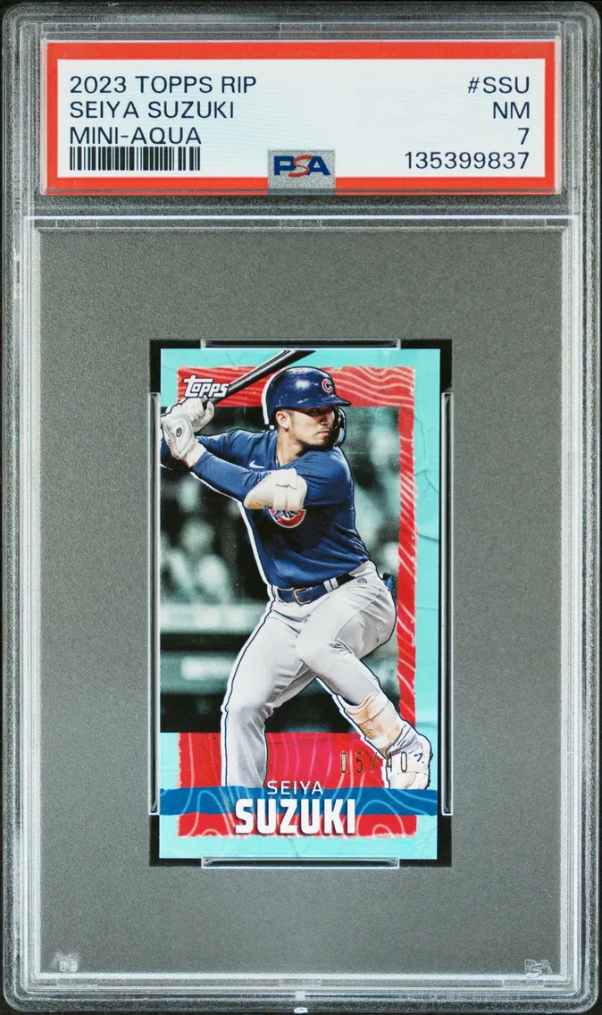 2023 #SSU Seiya Suzuki PSA 7 Topps Rip Mini