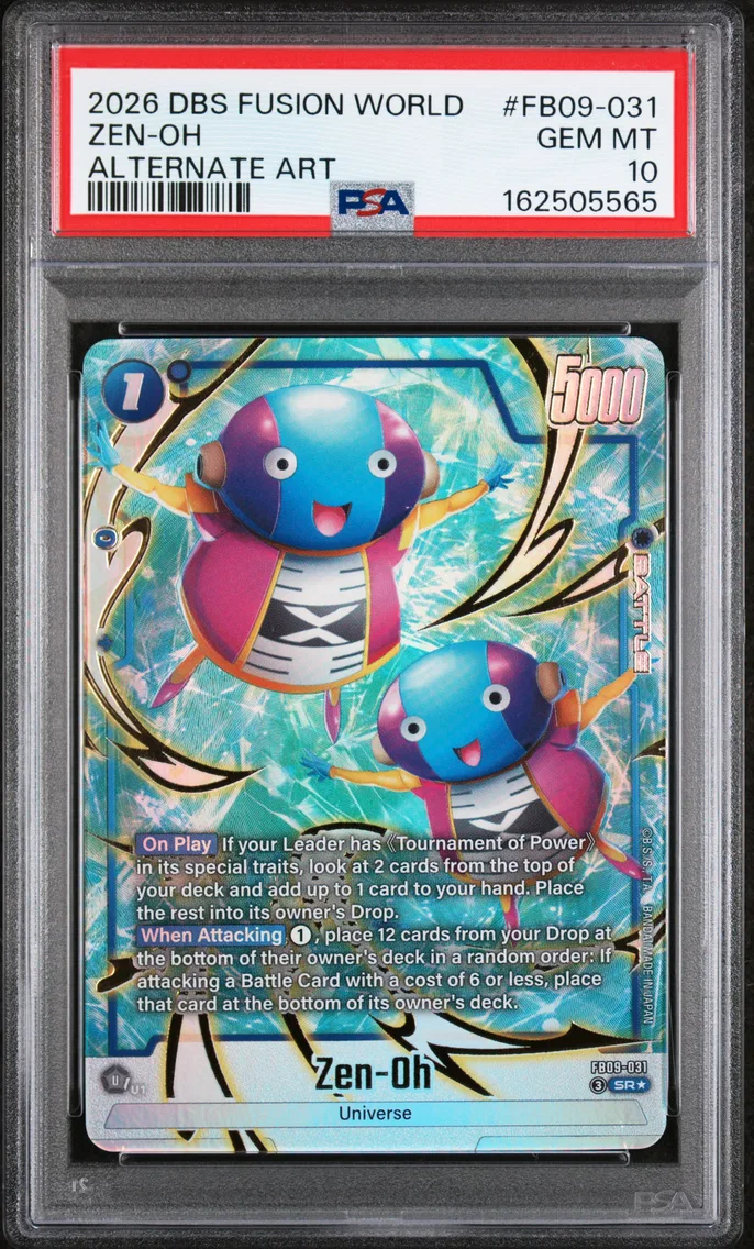 2026 #FB09-031 Zen-Oh PSA 10 Dragon Ball Super Card Game Fusion World Dual Evolution