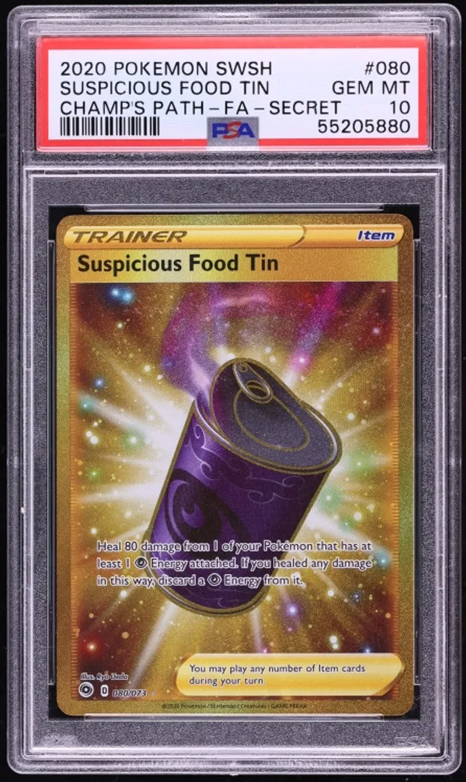 2020 #80 Suspicious Food Tin PSA